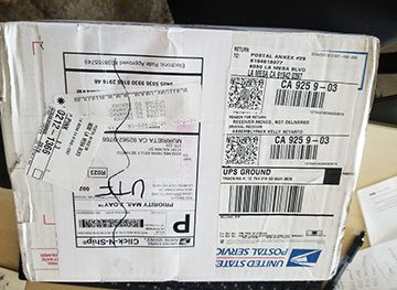 Undelivered package to Assemblyman Kelly Seyarto